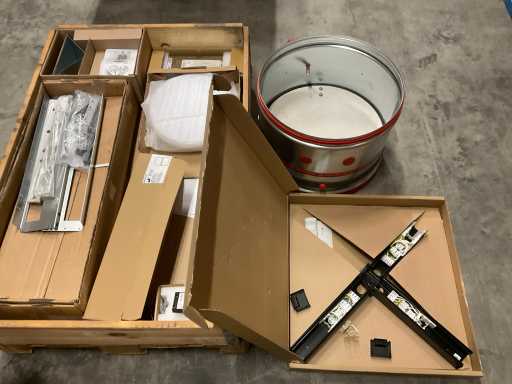 Batch of installation material