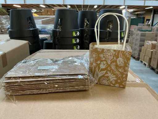 Partij Bags Botany kraft 12x12xH12cm (2800x)