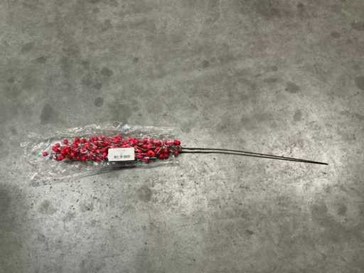 Branche de baie 95 cm rouge (500x)