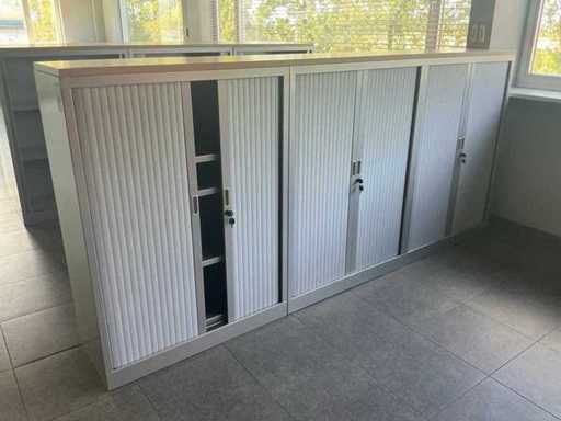Metal roller shutter box (3x)