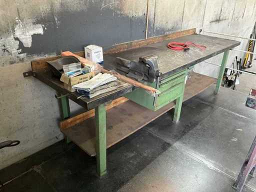 Workbench with contents