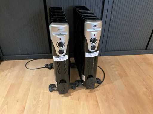 FAR Set of 2 electric heaters