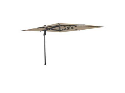Madison - Saint Tropez - Hängender Sonnenschirm (355x300 cm) einschließlich Füllfuß und Schutzabdeckung