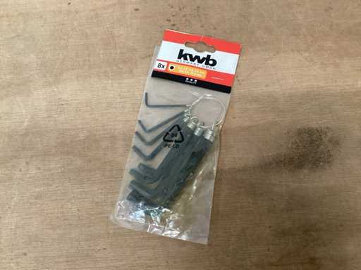 KWB set of hex keys, 8 pieces (41x)