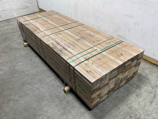 Vuren balk geschaafd - 270x7x4,4 cm (129x)