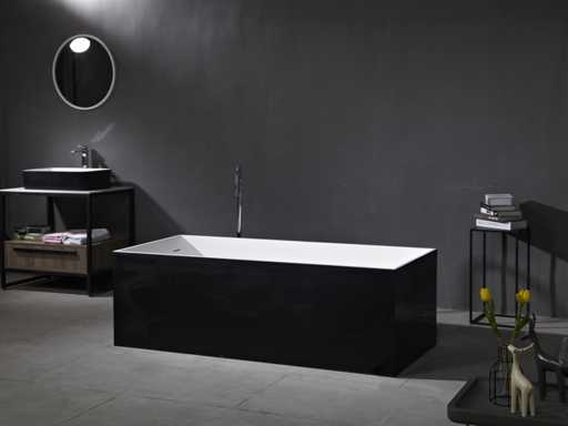 Bain autoportant Mawialux - surface solide - choix de 2 couleurs