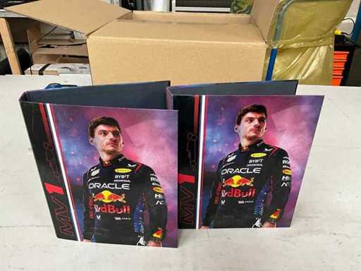 Max Verstappen Red Bull Racing mappa A4 2-ring (16x)
