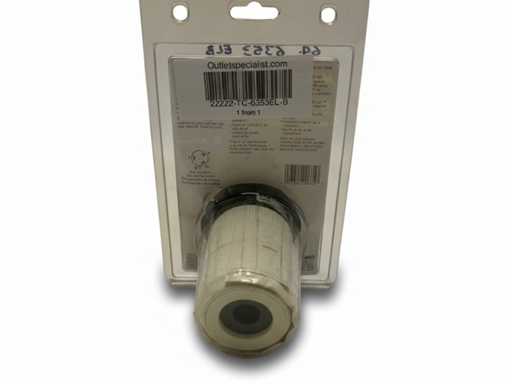 Marinco 50a 125 | 250V admisie de putere pentru duș alb - 6353EL -B