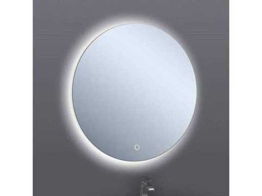 Veris Ron80 LED Miroir noir mat 80cm (3x)