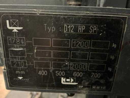 2020 Linde D12 HP SP Stacker