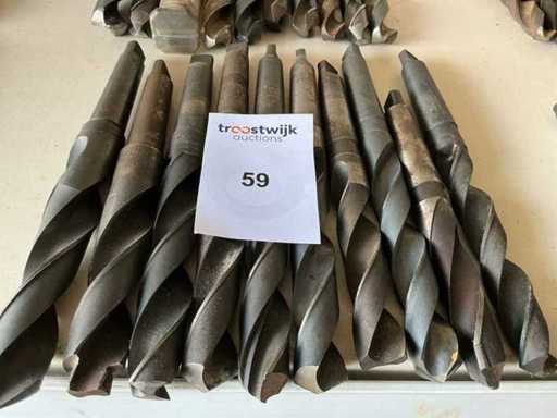 Lot Metal Drills HSS (10x)