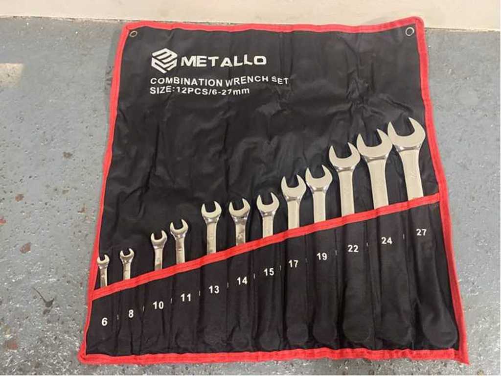 2024 Metallo 12 piece stitch and ring wrench set