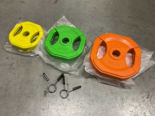 Set di dischi in vinile da 30 mm da 6 pezzi