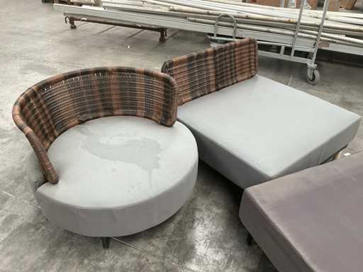 Diverse tuinzetels (2x)