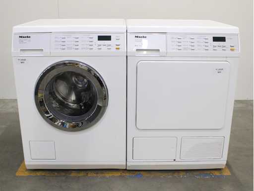 Miele W 5993 SoftCare System Wasmachine & Miele T 8999 WP SoftCare System EcoComfort Wasdroger