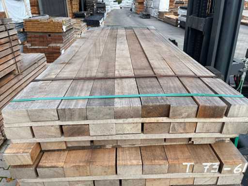 Angelim Pedra Balken fein gesägt 2500x105x55mm (81x)