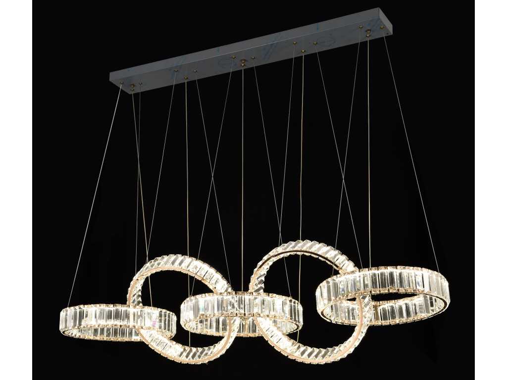 Pendant lamp with rings - Gold 