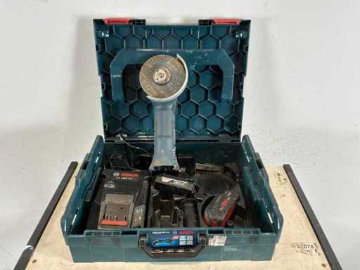 2014 Bosch GWS 18V-Li Haakse slijper - 115mm - accu incl. accu & lader