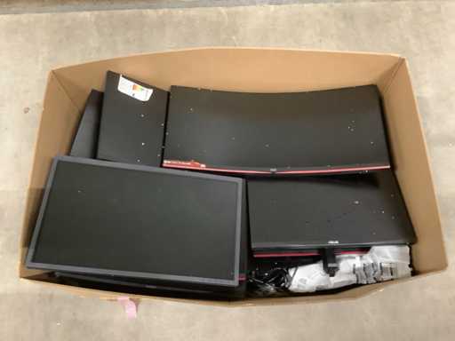 Pallet Monitoren - O.a AOC, Asus en MSI - 21 Stuks