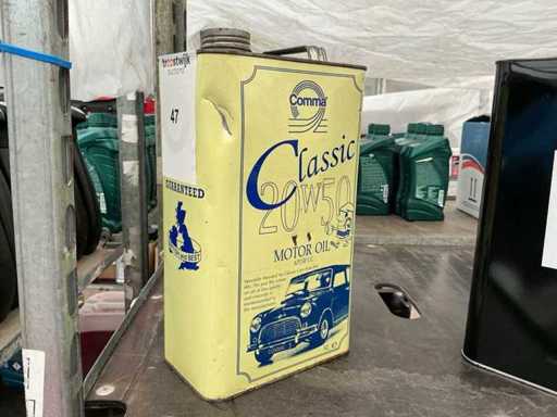 Comma,inhoud 5 liter 20W50 Classic Motor olie,inhoud 5 liter