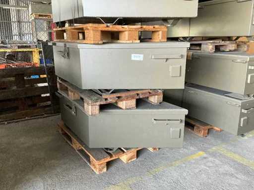 Transportkratten van aluminium (2x)