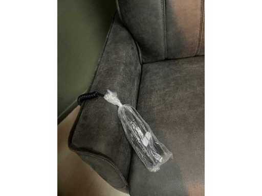 Elektryczne krzesło stojące 2 Motorizowana holenderska produkcja Skóra brązowa 