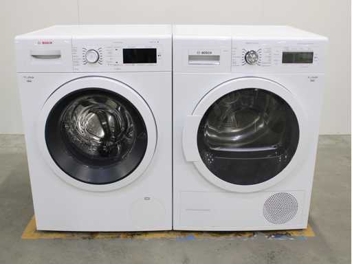 Bosch Series|8 VarioPerfect Washing Machine & Bosch HomeProfessional SelfCleaning Condenser Tumble Dryer