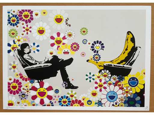 DEATH NYC : Banksy Banane Therapy 12/100