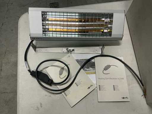 Eranco ESH 2000 Patio Heater (2x)