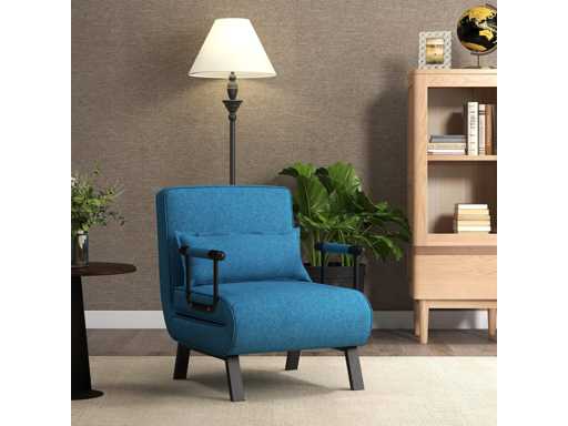 Eenzitter slaapbank, 4-in-1 fauteuil slaapbank