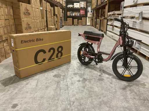 C28 Pink Electric Bike