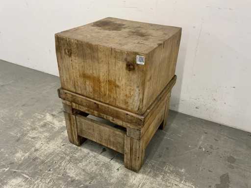 Decorative antique chopping block