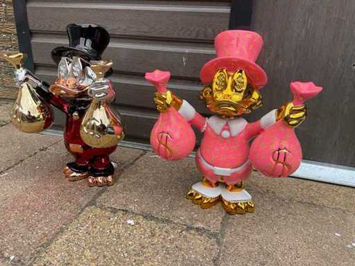 Sculpture de Picsou (2x)