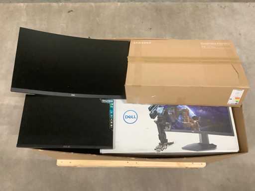 Pallet Monitoren - O.a Samsung, Asus en AOC - 16 Stuks