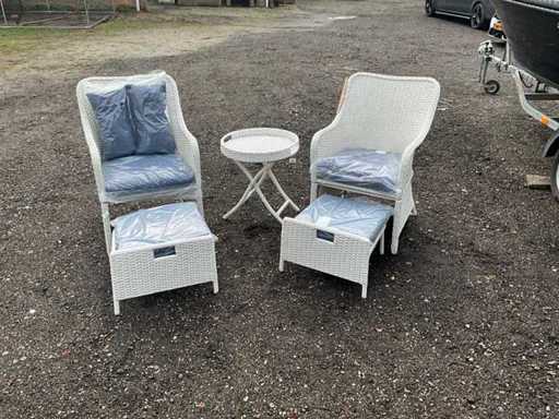 MaxxGarden Hampton Bay 5-piece chat set Garden chair set (7x)