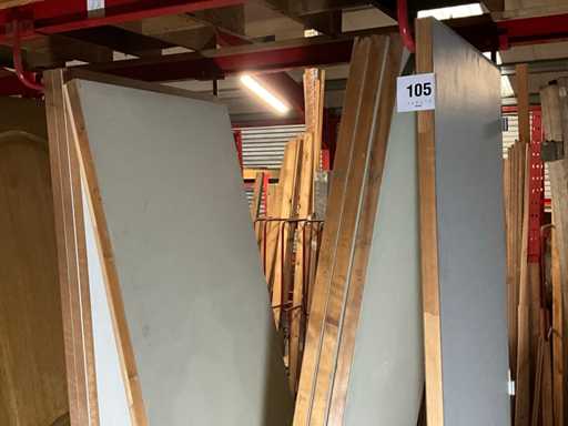 Diverses portes intérieures en bois (9x)