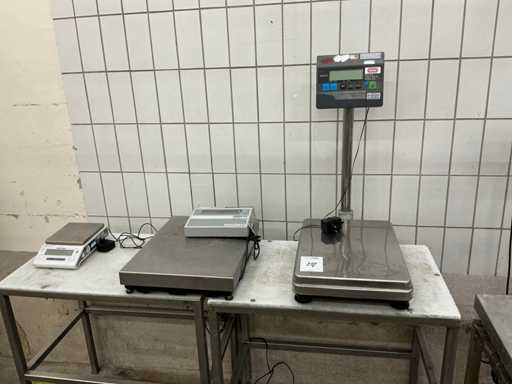 Diverse weegschaal (3x)