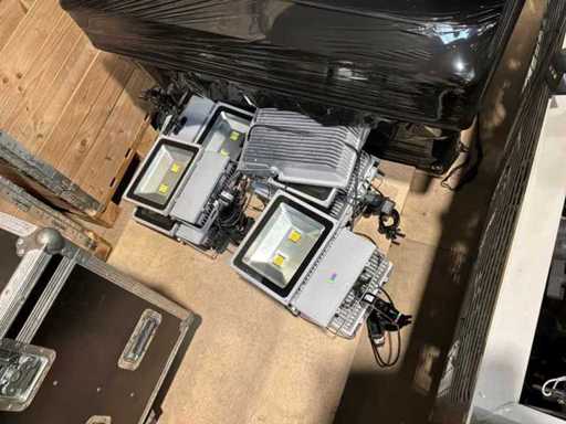 FRANELEC - COB 100W - LED floodlights (10x)