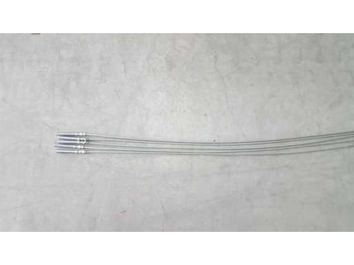  STAHLGEFLECHTE Ø 6 MM LÄNGE 3500 MM SCHRAUBE M12X100 Stahlgeflechte (5x)