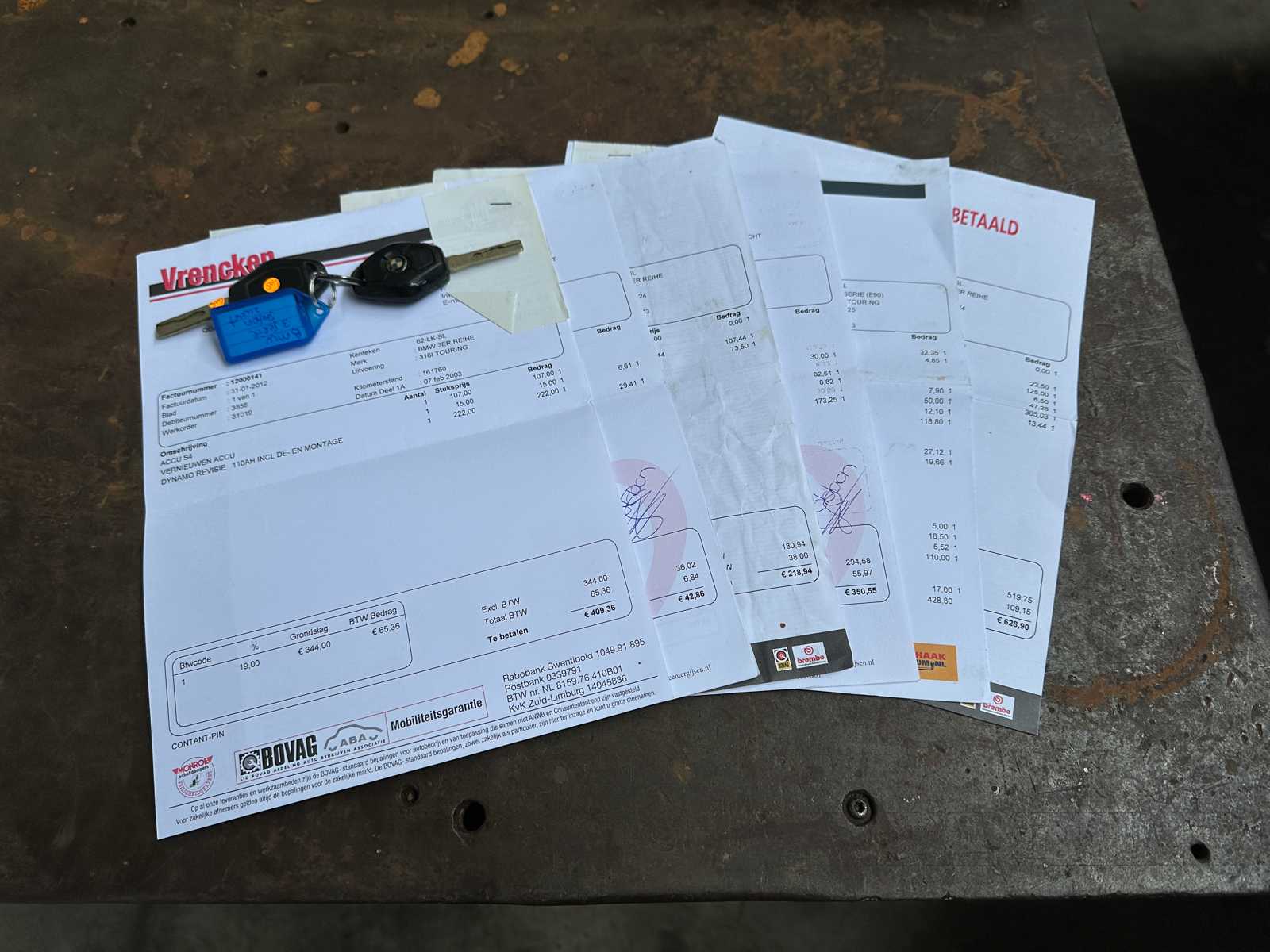 BMW 316i Touring Black & Silver 3-serie 114pk 2003,  62-LK-SL