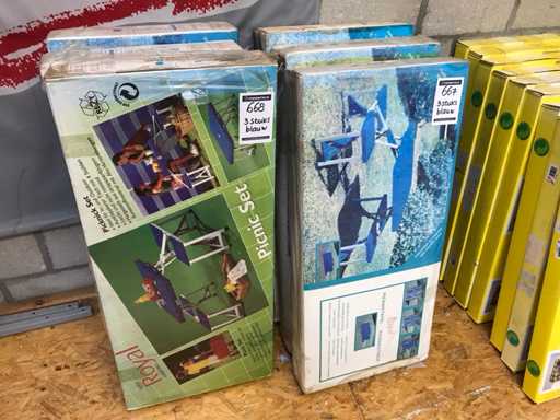 Table de pique-Royal Camping Valise (3x)