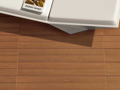 Vloertegel 120,96m² Bankirai Iroko 15x90cm