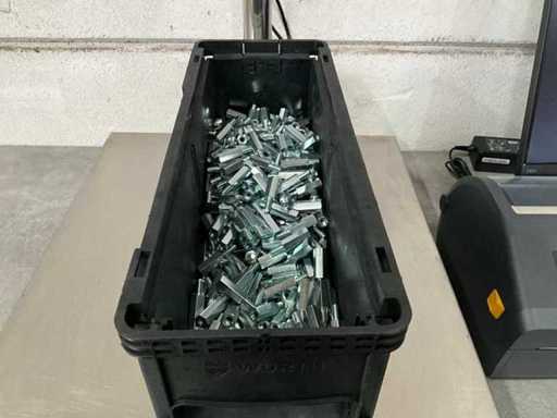 Würth 8.24 kg Zeskantige afstandhouder in stapelbare bak