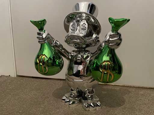 Scrooge duck Pop art statue