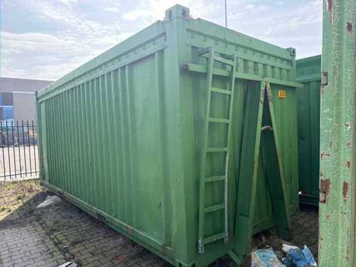 Container maritim de eliminare cu cârlig deschis