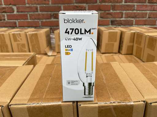 Candela LED trasparente - 4W 2700K E14 (1063x)