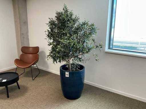 Kunstpflanze mit Topf (3x)