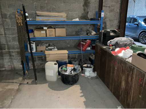 Scaffale del magazzino Stow con contenuti