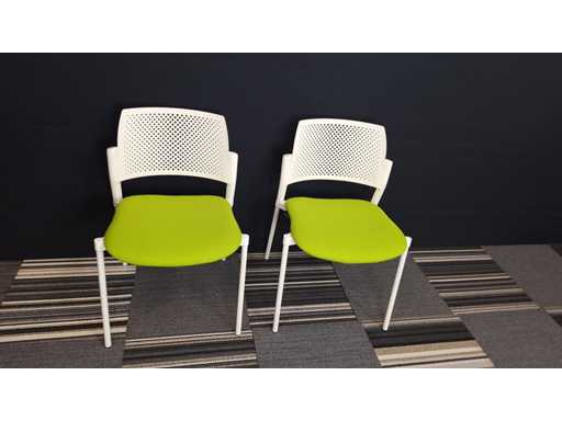 Cerantola – Design-Besucherstuhl (2x)