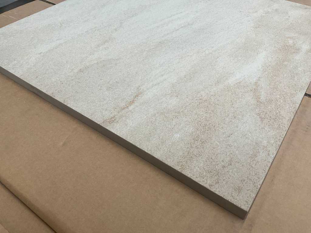 10,8 m² Armonie Quarz stone beige 60x60x2         